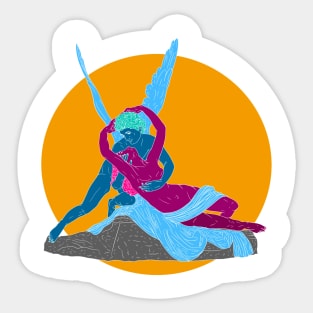 Psyche Revived by Cupid’s Kiss Sticker